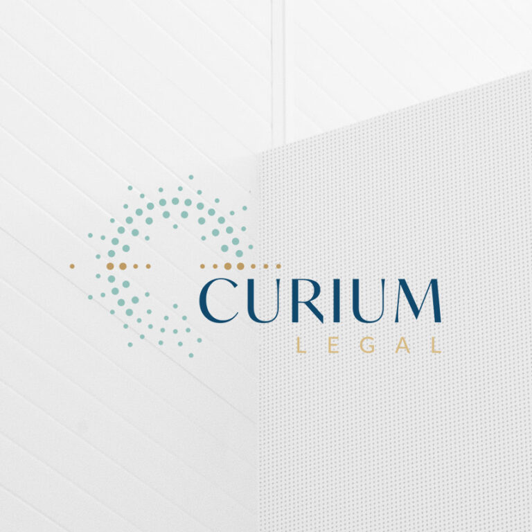 Media Avenue client main brand design for Curium Legal