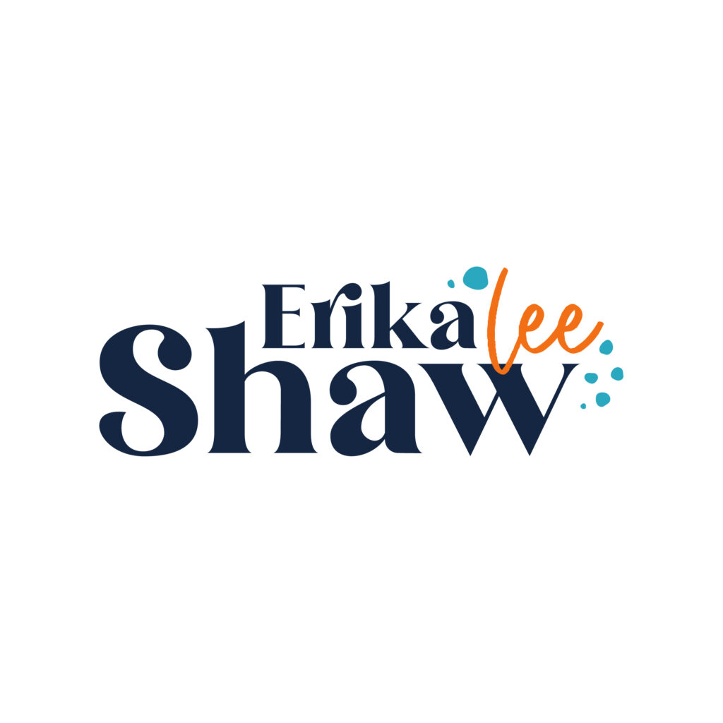 Media Avenue client main logo tile design for Erika Lee Shaw